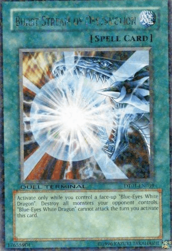 Burst Stream of Destruction [DT01-EN039] Rare - Josh's Cards