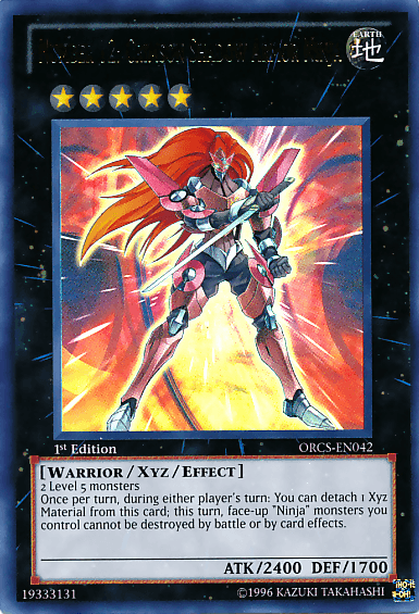 Number 12: Crimson Shadow Armor Ninja [ORCS-EN042] Ultra Rare - Josh's Cards