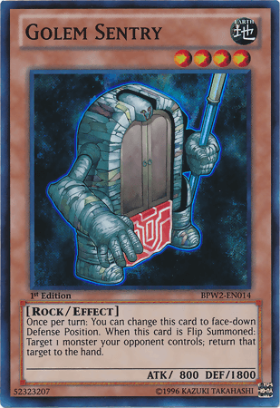 Golem Sentry [BPW2-EN014] Super Rare - Josh's Cards
