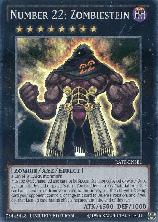 Number 22: Zombiestein [RATE-ENSE1] Super Rare - Josh's Cards