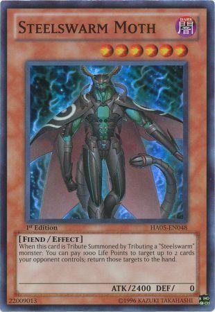 Steelswarm Moth [HA05-EN048] Super Rare - Josh's Cards