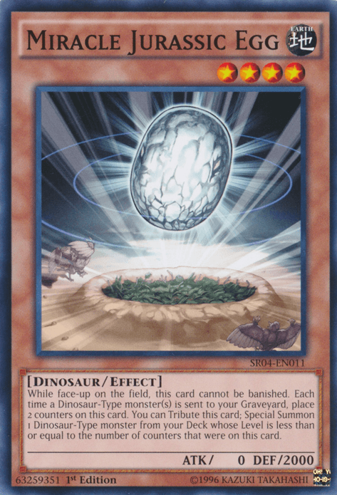 Miracle Jurassic Egg [SR04-EN011] Common - Josh's Cards