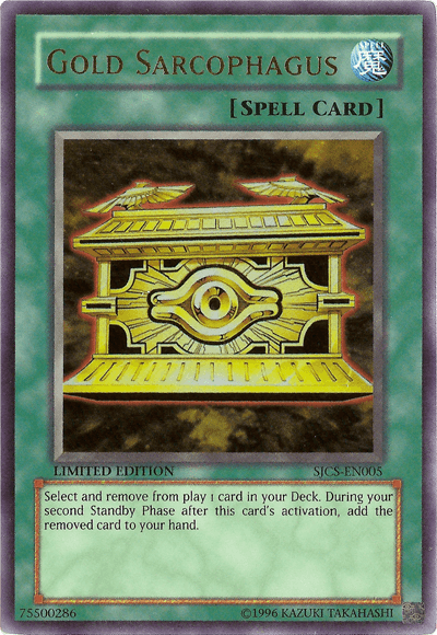 Gold Sarcophagus [SJCS-EN005] Super Rare - Josh's Cards
