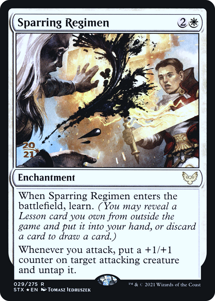 Sparring Regimen (PRE-29S) - Strixhaven: School of Mages Promos Foil