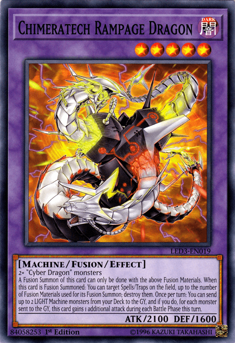 Chimeratech Rampage Dragon [LED3-EN019] Common - Josh's Cards