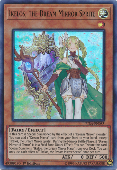 Ikelos, the Dream Mirror Sprite [RIRA-EN085] Ultra Rare - Josh's Cards
