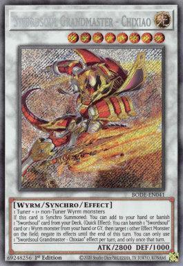 Swordsoul Grandmaster - Chixiao [BODE-EN041] Starlight Rare - Josh's Cards