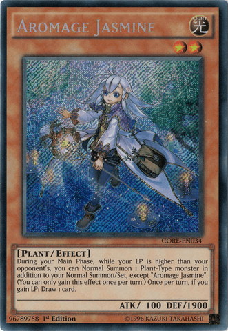 Aromage Jasmine [CORE-EN034] Secret Rare - Josh's Cards