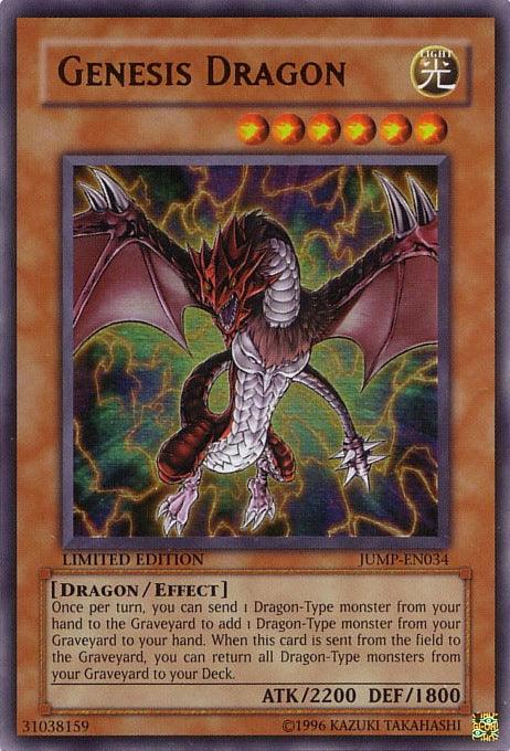 Genesis Dragon [JUMP-EN034] Ultra Rare - Josh's Cards