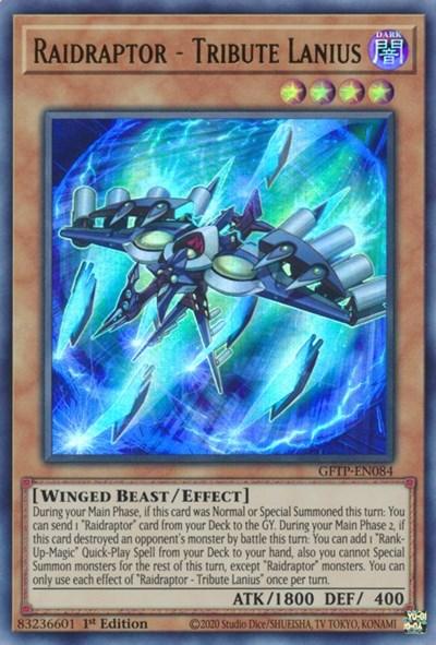 Raidraptor - Tribute Lanius [GFTP-EN084] Ultra Rare - Josh's Cards