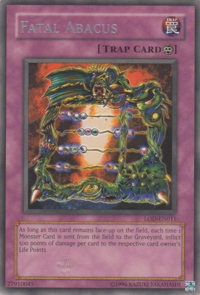Fatal Abacus [LOD-EN011] Rare - Josh's Cards