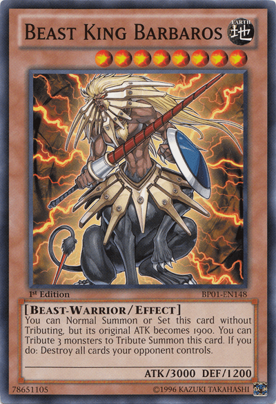 Beast King Barbaros [BP01-EN148] Common - Josh's Cards