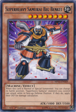 Superheavy Samurai Big Benkei [MP15-EN069] Rare - Josh's Cards