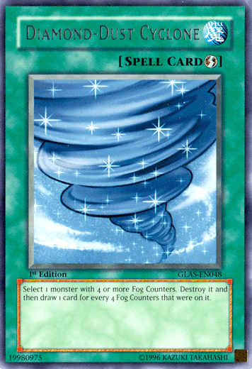 Diamond-Dust Cyclone [GLAS-EN048] Rare - Josh's Cards