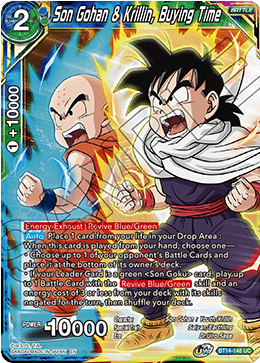 Son Gohan & Krillin, Buying Time (BT14-148) [Cross Spirits] Parallel Foil