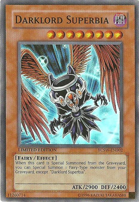 Darklord Superbia [YCSW-EN002] Super Rare - Josh's Cards