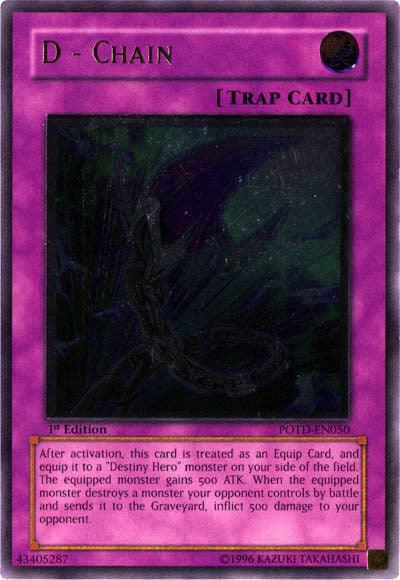 D - Chain [POTD-EN050] Ultimate Rare - Josh's Cards