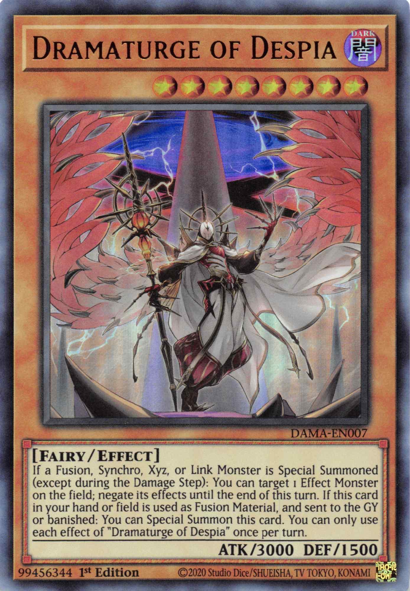 Dramaturge of Despia [DAMA-EN007] Ultra Rare - Josh's Cards