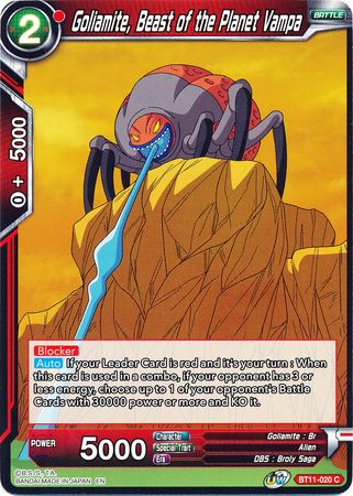 Goliamite, Beast of the Planet Vampa (BT11-020) [Vermilion Bloodline] Parallel Foil