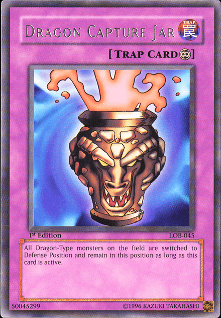 Dragon Capture Jar [LOB-045] Rare - Josh's Cards