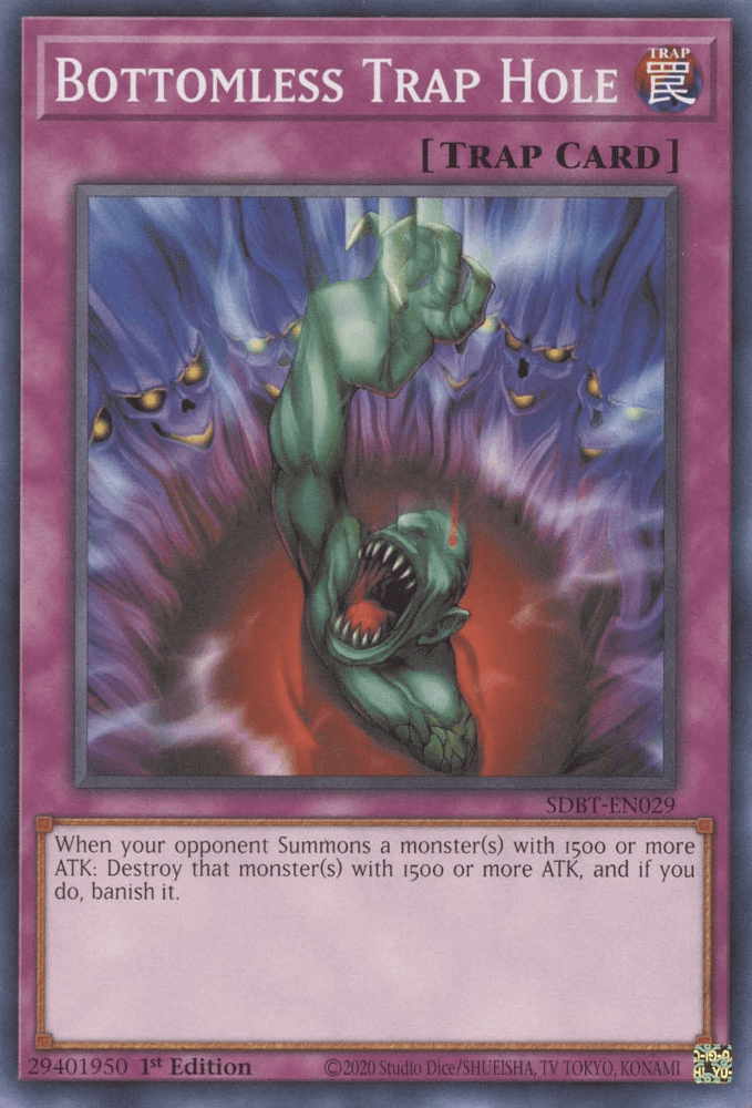 Bottomless Trap Hole [SDBT-EN029] Common - Josh's Cards