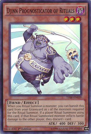 Djinn Prognosticator of Rituals [THSF-EN039] Super Rare - Josh's Cards