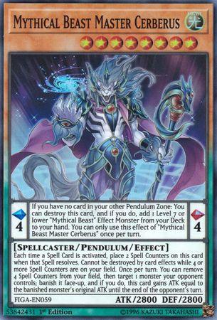 Mythical Beast Master Cerberus [FIGA-EN059] Super Rare - Josh's Cards
