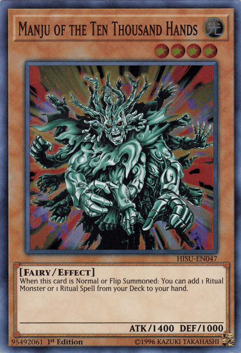 Manju of the Ten Thousand Hands [HISU-EN047] Super Rare - Josh's Cards