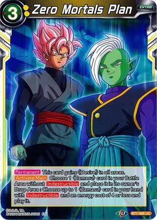 Zero Mortals Plan (BT7-096) [Assault of the Saiyans] Parallel Foil