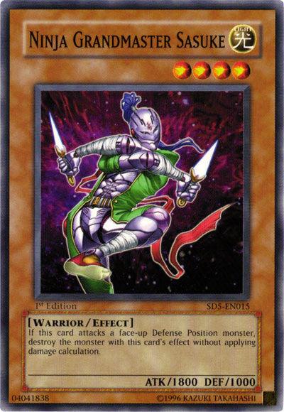 Ninja Grandmaster Sasuke [SD5-EN015] Common - Josh's Cards