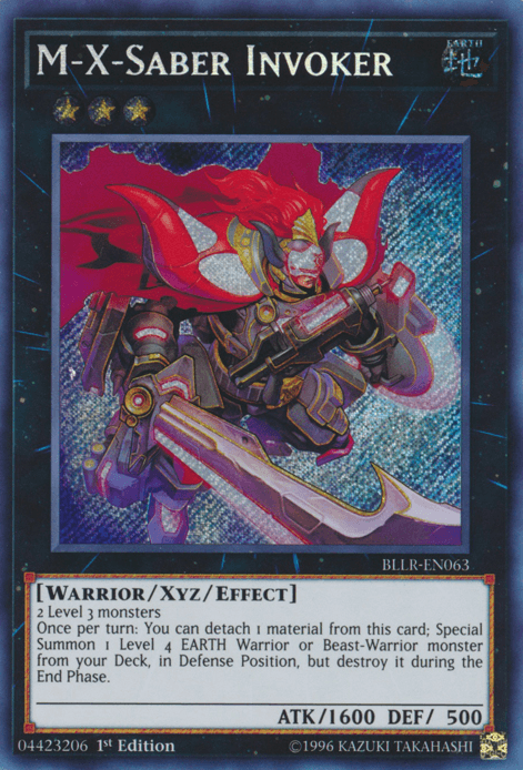 M-X-Saber Invoker [BLLR-EN063] Secret Rare - Josh's Cards