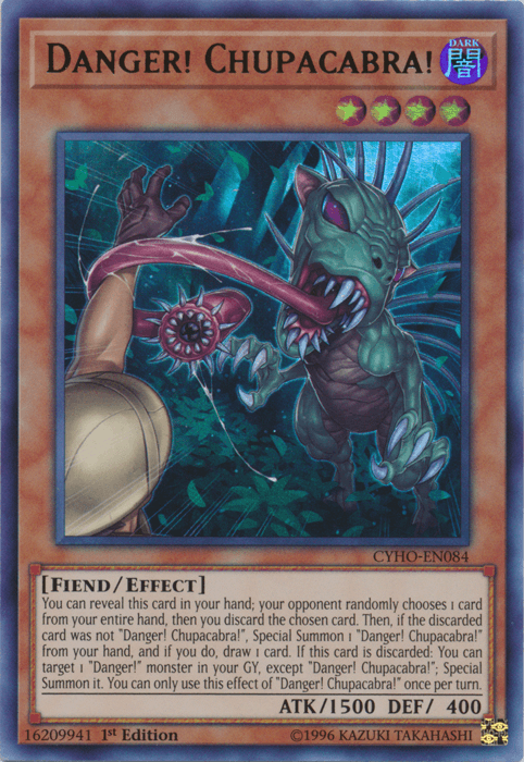 Danger! Chupacabra! [CYHO-EN084] Ultra Rare - Josh's Cards