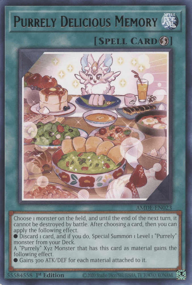 Purrely Delicious Memory [AMDE-EN023] Rare - Josh's Cards