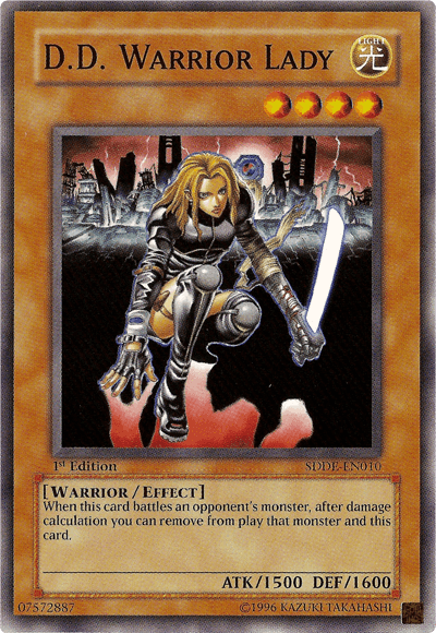 D.D. Warrior Lady [SDDE-EN010] Common - Josh's Cards