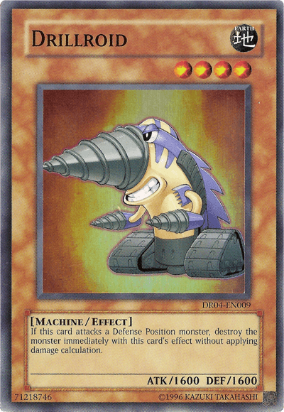 Drillroid [DR04-EN009] Super Rare - Josh's Cards