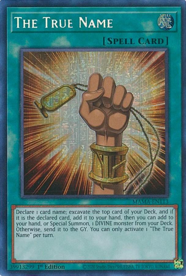 The True Name [MAMA-EN113] Secret Pharaoh's Rare - Josh's Cards