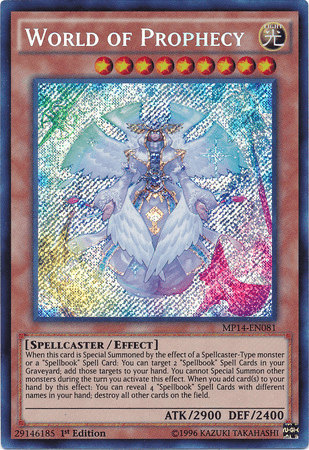 World of Prophecy [MP14-EN081] Secret Rare - Josh's Cards