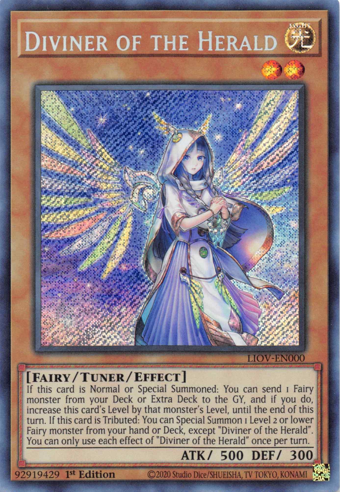 Diviner of the Herald [LIOV-EN000] Secret Rare - Josh's Cards