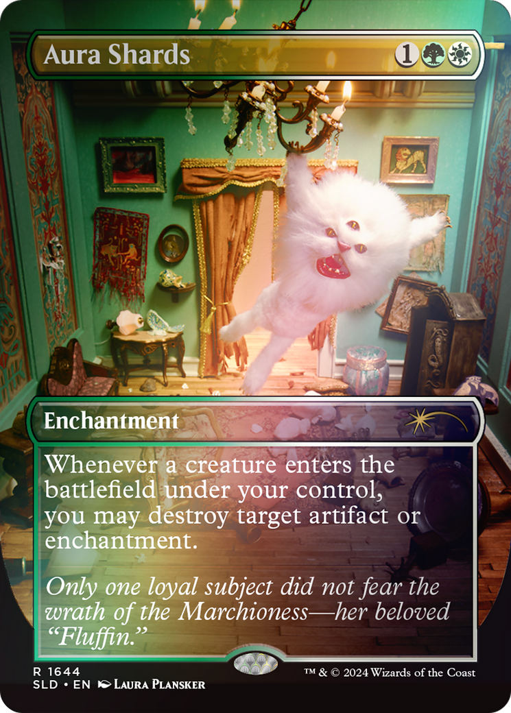 Aura Shards (SLD-1644★) - Secret Lair Drop (Borderless) Foil