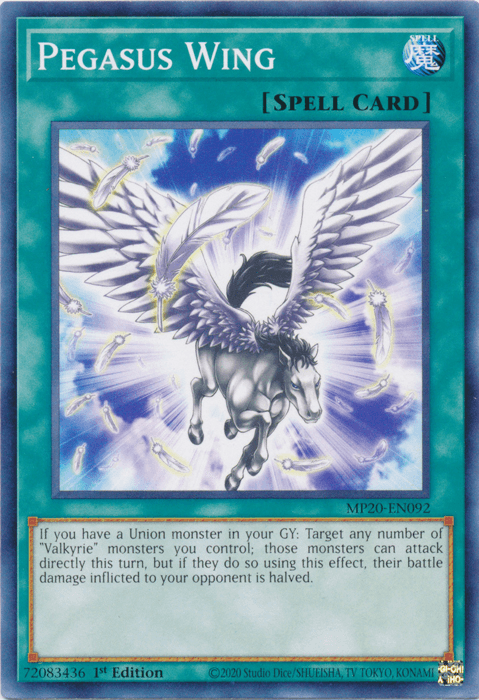 Pegasus Wing [MP20-EN092] Common - Josh's Cards