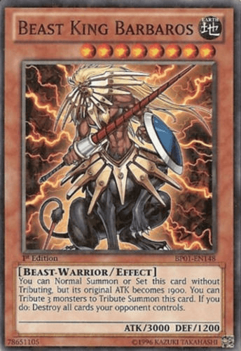 Beast King Barbaros [BP01-EN148] Starfoil Rare - Josh's Cards