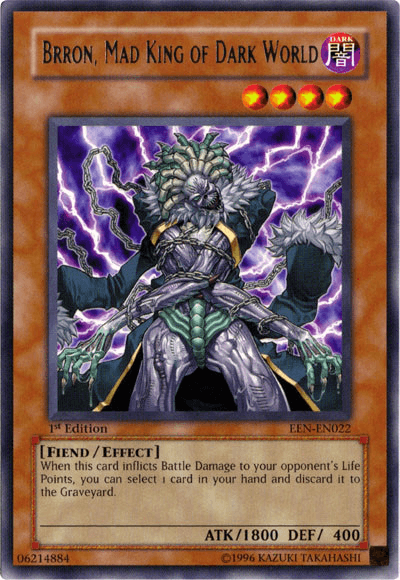 Brron, Mad King of Dark World [EEN-EN022] Rare - Josh's Cards