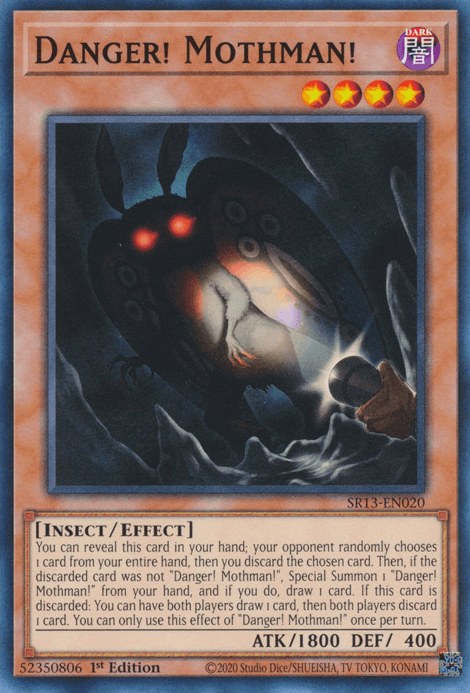 Danger! Mothman! [SR13-EN020] Common - Josh's Cards