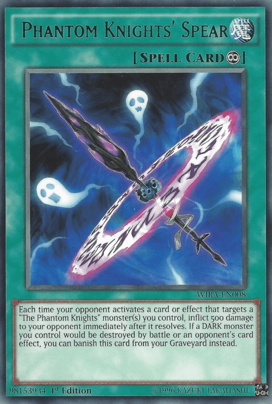 Phantom Knights' Spear [WIRA-EN008] Rare - Josh's Cards