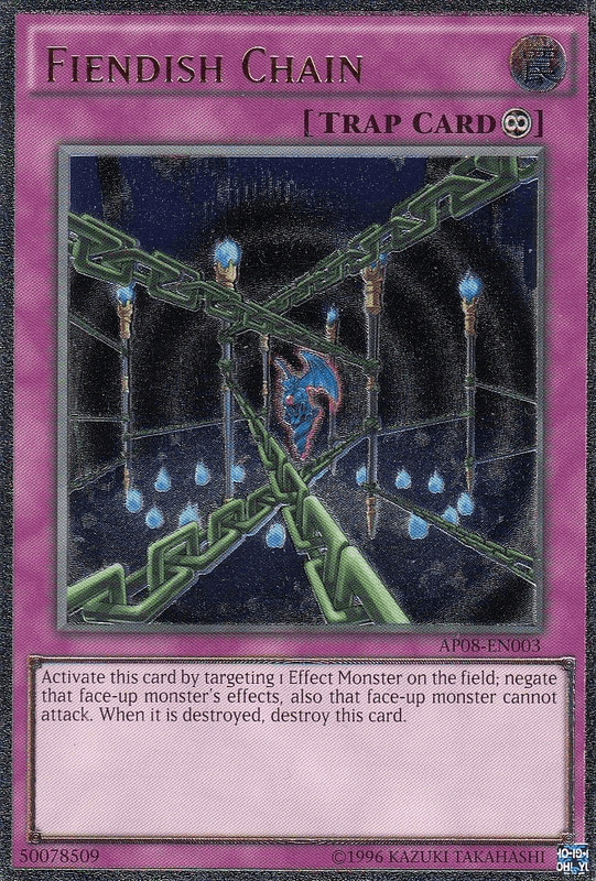 Fiendish Chain [AP08-EN003] Ultimate Rare - Josh's Cards
