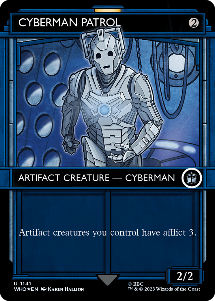 Cyberman Patrol (Showcase) (Surge Foil) [Doctor Who]