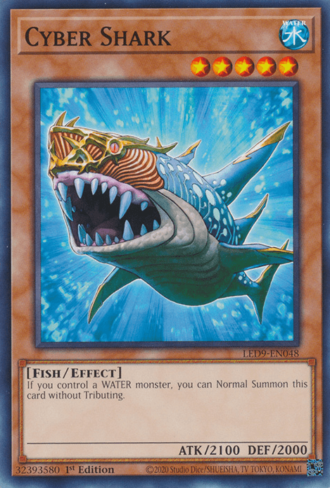 Cyber Shark [LED9-EN048] Common - Josh's Cards