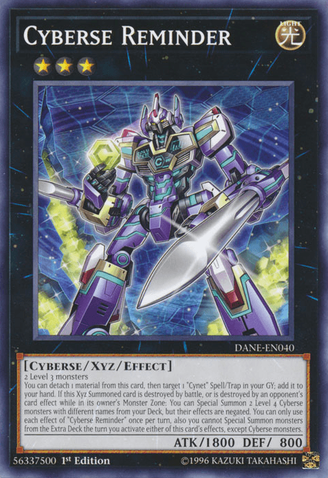 Cyberse Reminder [DANE-EN040] Common - Josh's Cards
