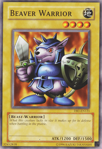 Beaver Warrior [DB1-EN121] Common - Josh's Cards