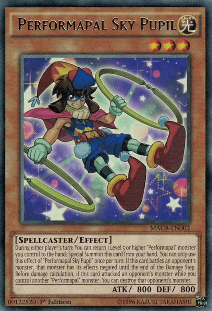 Performapal Sky Pupil [MACR-EN002] Rare - Josh's Cards